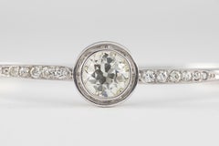 Pulsera de diamantes Art Déco