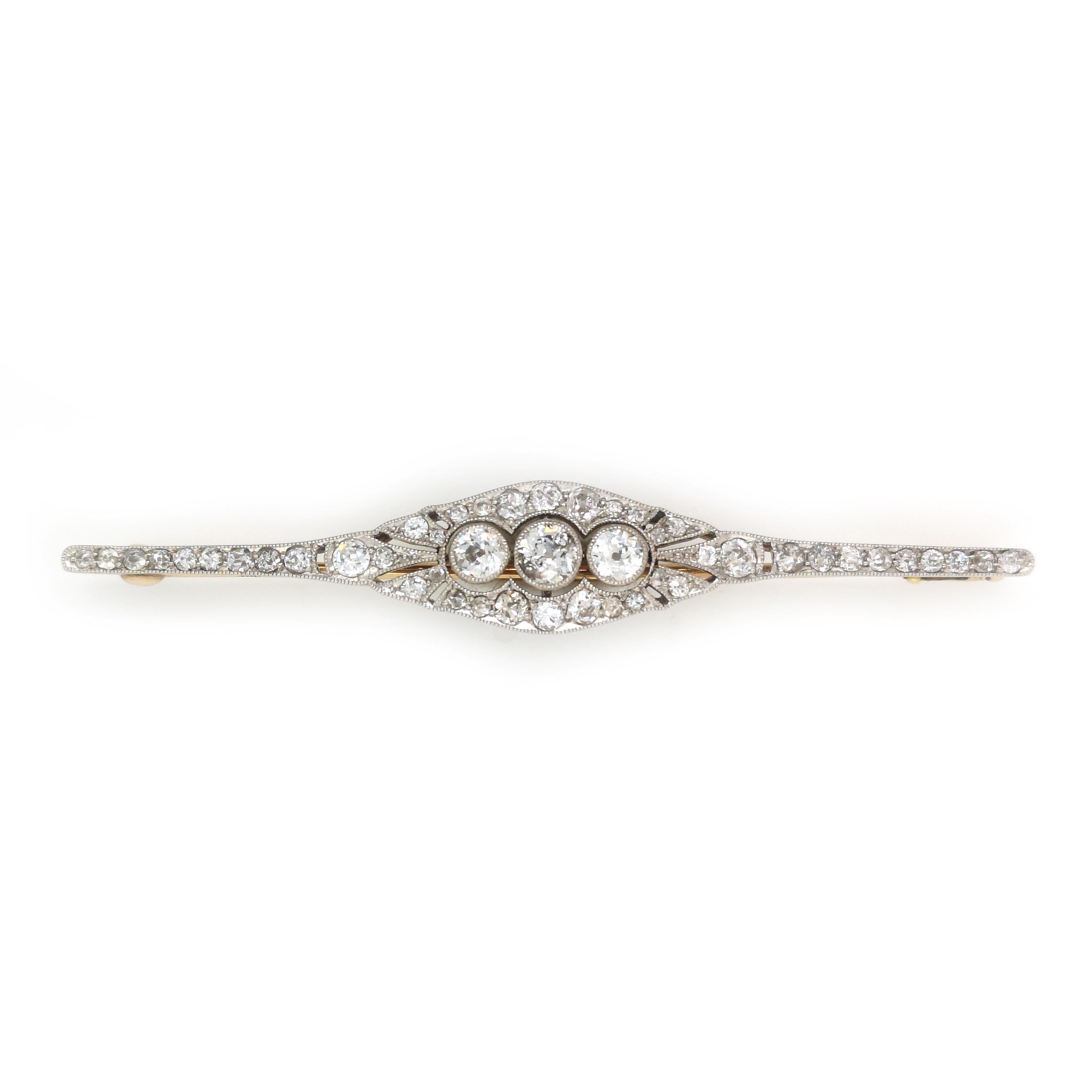 art deco brooch