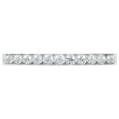 Art Deco Clear Prong Set Crystal Rectangular Pin in Silver Tone For ...