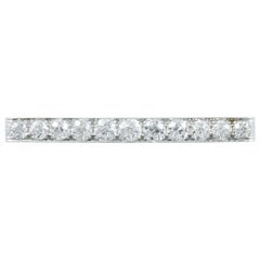 Art Deco Diamond Bar Pin in Platinum