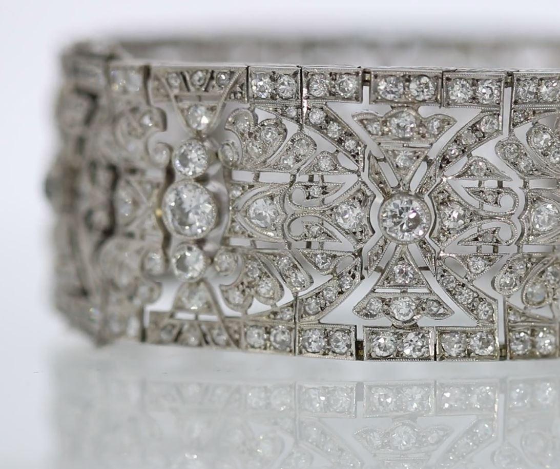 Art Deco Diamond Bracelet 1