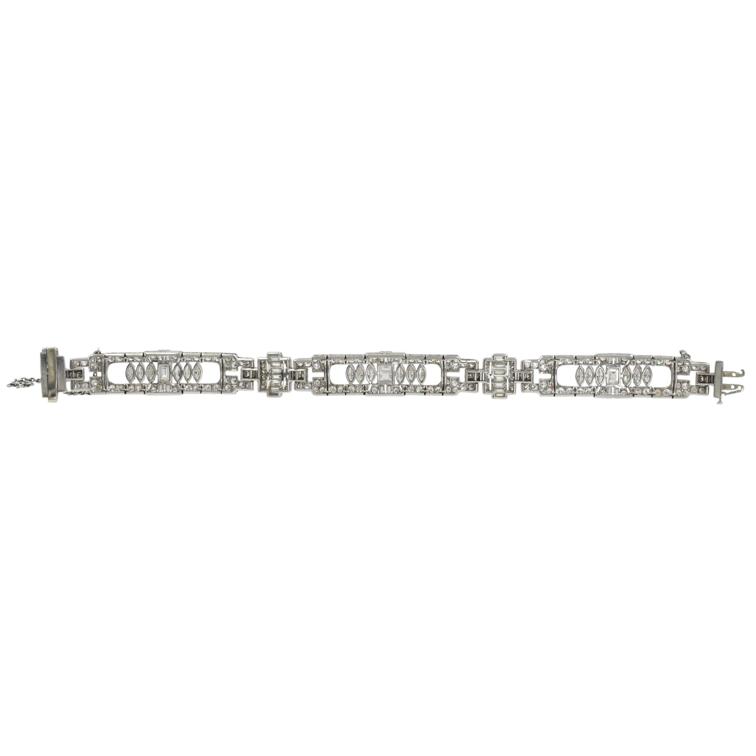 Art Deco Diamond Bracelet 1