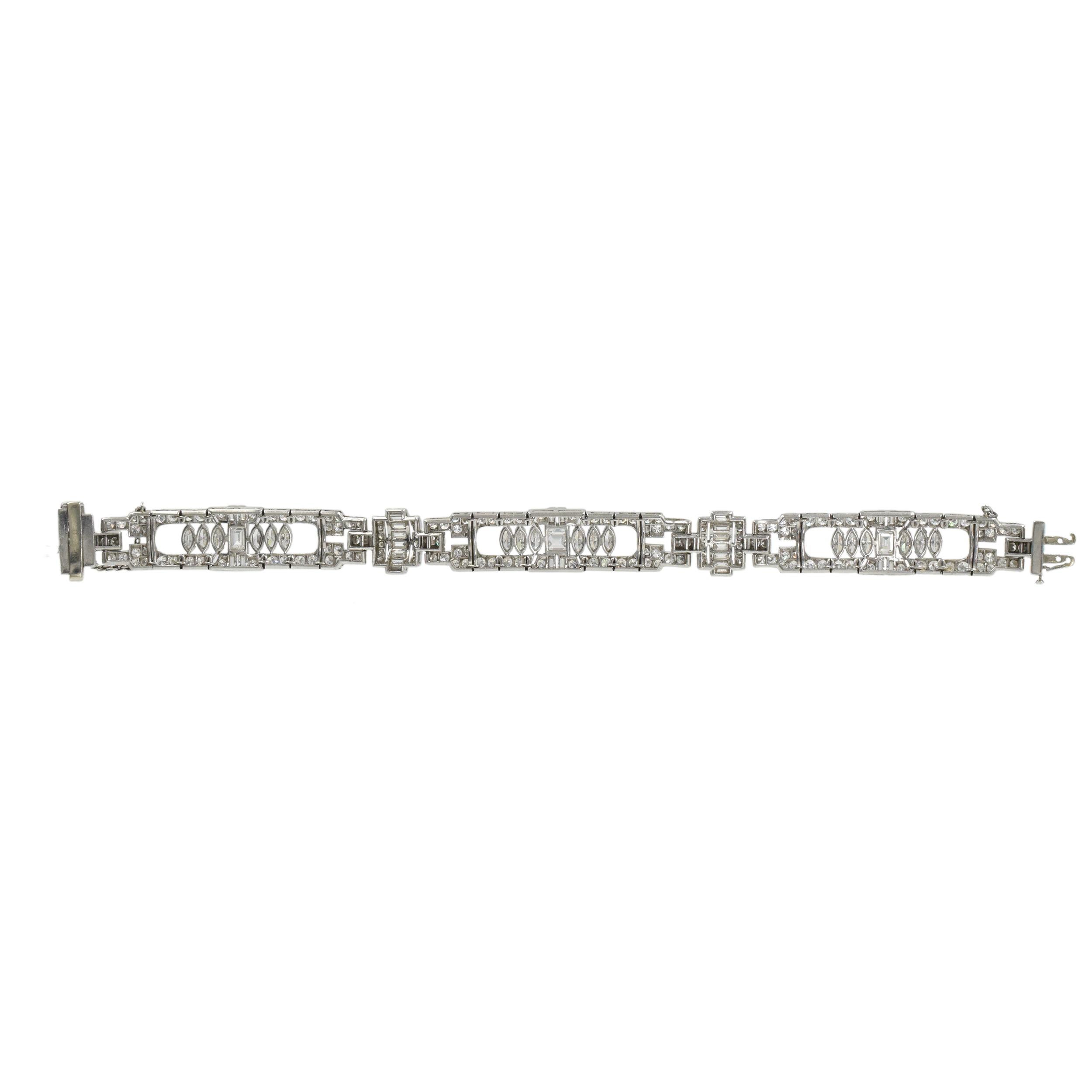 Art Deco Diamond Bracelet 2