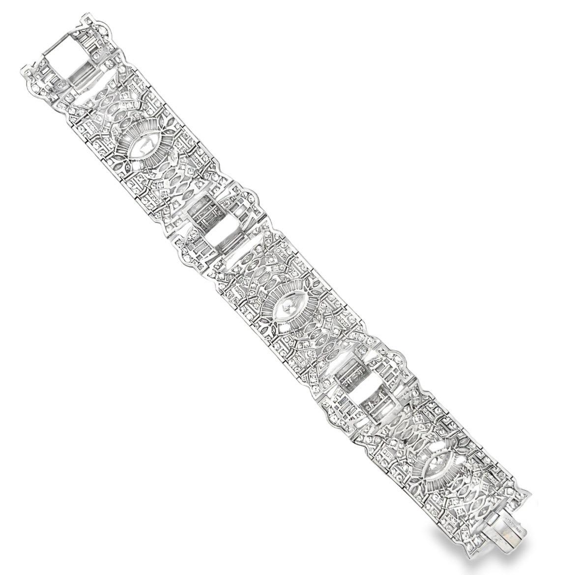 Art Deco Diamond Bracelet 2