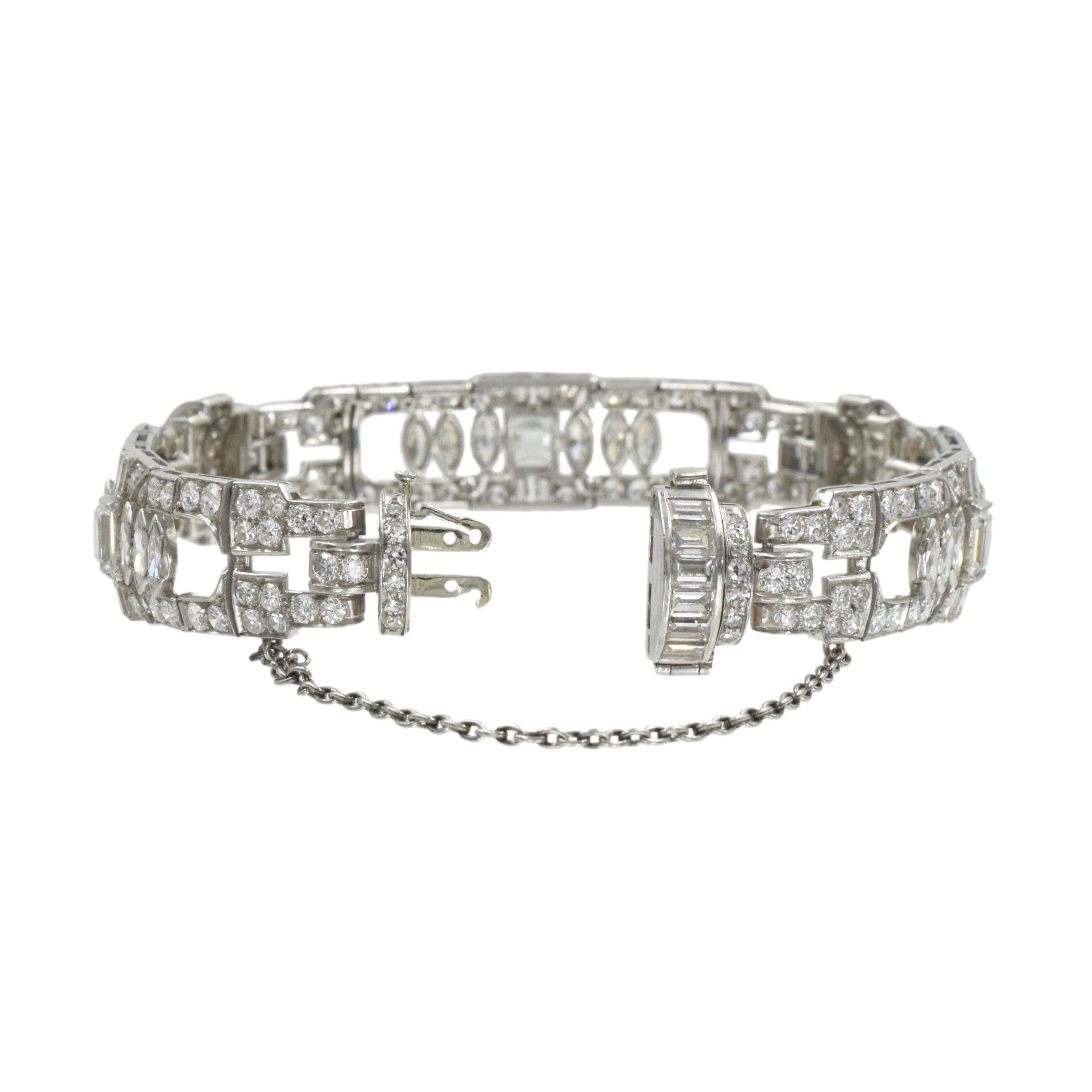 Art Deco Diamond Bracelet 3