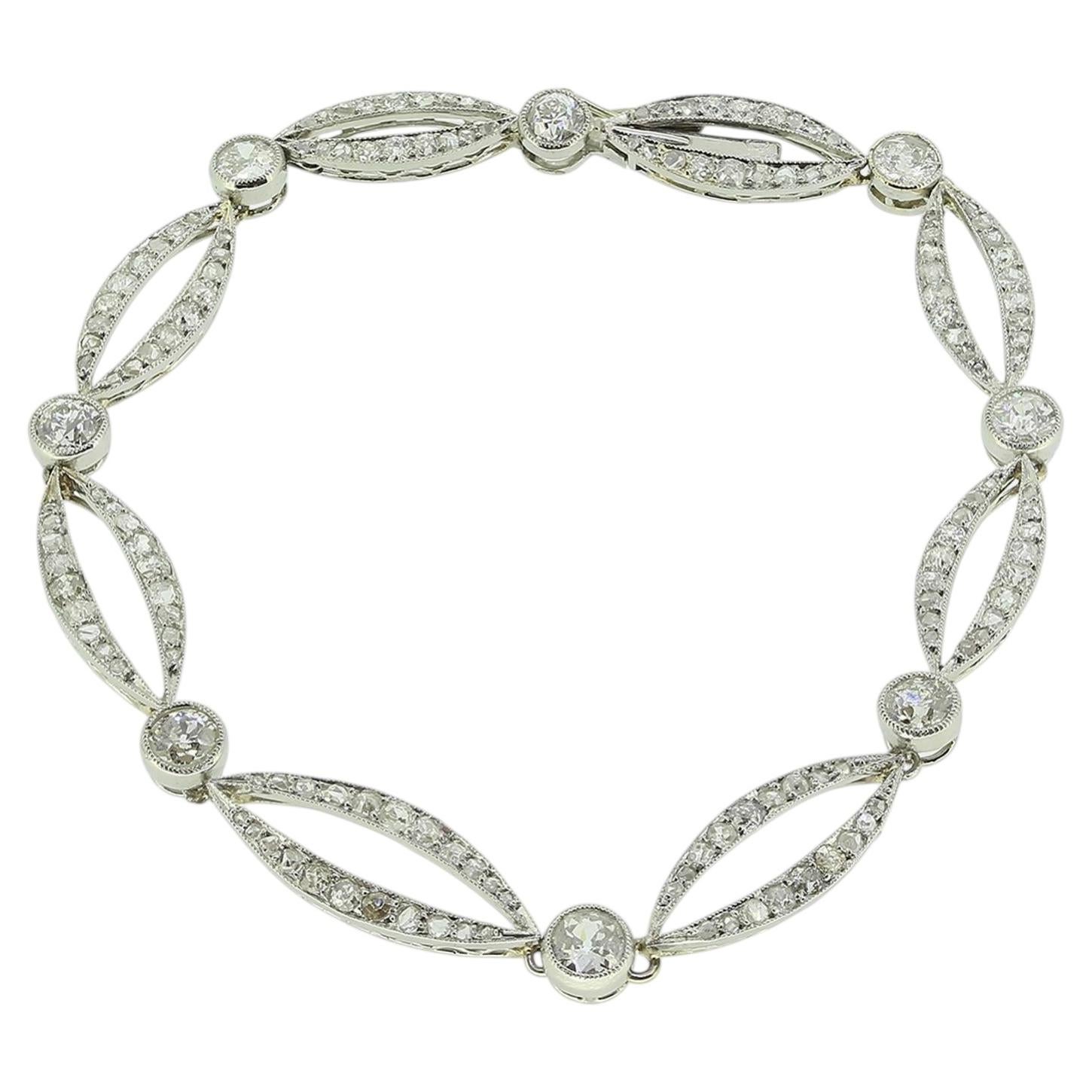 Art-Déco-Diamantarmband