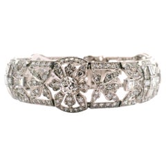 Pulsera de diamantes Art Déco