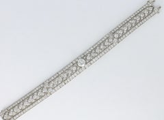 Art Deco Diamond Bracelet in Platinum