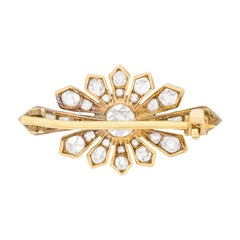 Art Deco Diamond Brooch, circa 1920s