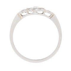Art Deco Diamond Cluster Dress Ring, circa 1940s