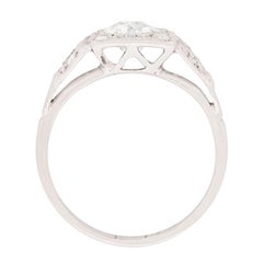 Art Deco Diamond Cluster Ring, circa 1920s