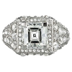Art Deco diamond cluster ring, circa 1925.