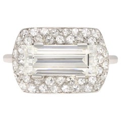 Art Deco diamond cluster ring, circa 1930.