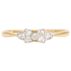 Art Deco Diamond Cluster Ring