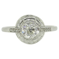 Art Deco Diamond Cluster Ring