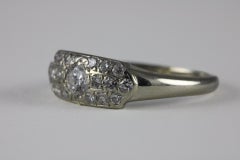 Art Deco Diamond Cluster Ring, Granat Bros