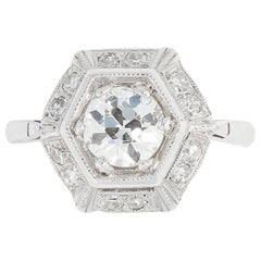 Art Deco Diamond Dress Ring, circa 20th Century