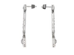 Art Deco Diamond Drop Earrings, circa 1925