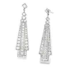 Orecchini Art Deco con diamanti
