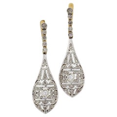 Art Deco Diamond Drop Earrings