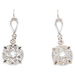 Art Deco diamond earrings