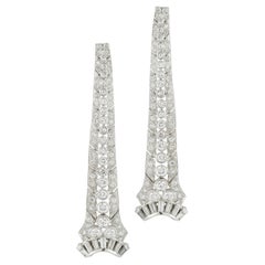 Art Deco Diamond Earrings