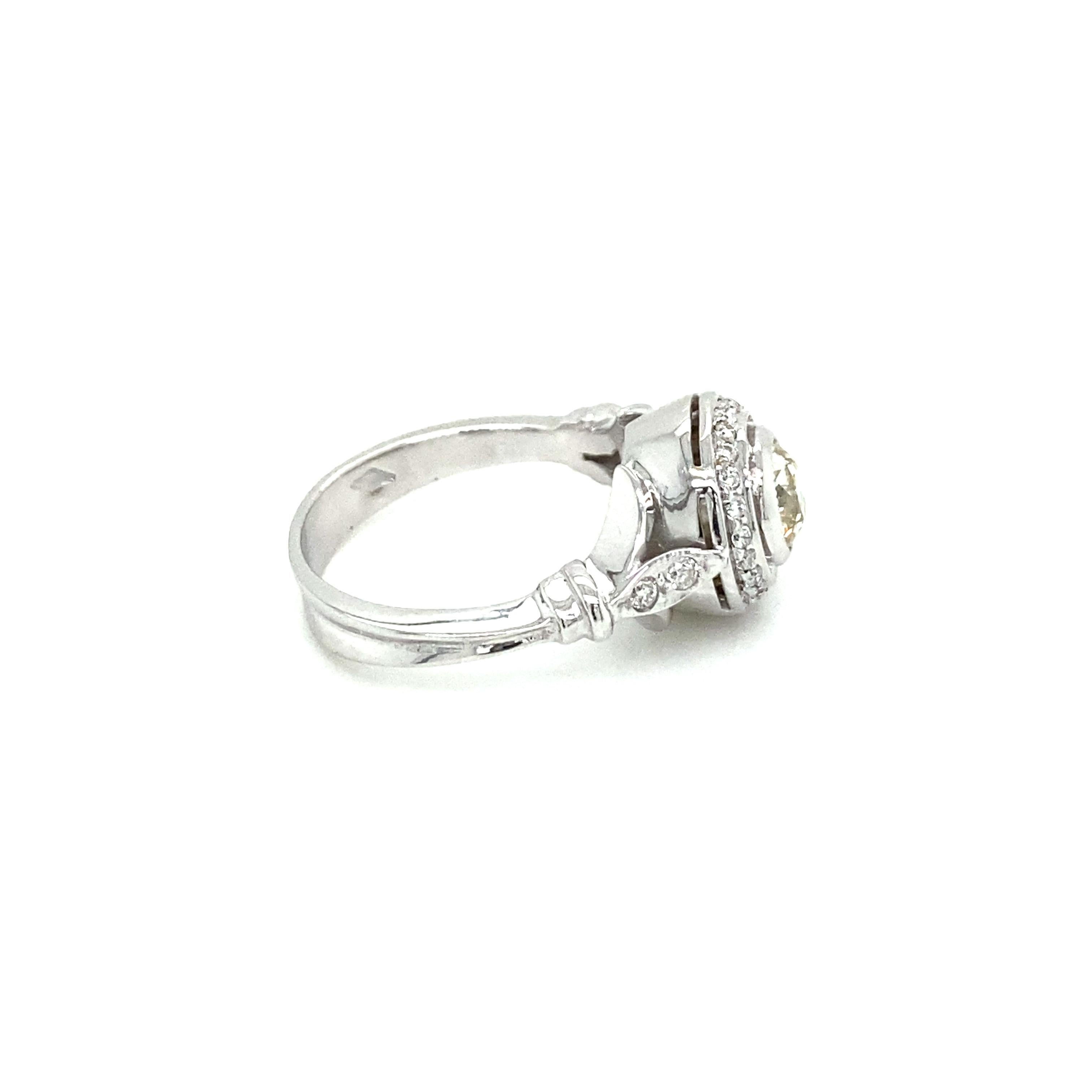 art deco style engagement rings