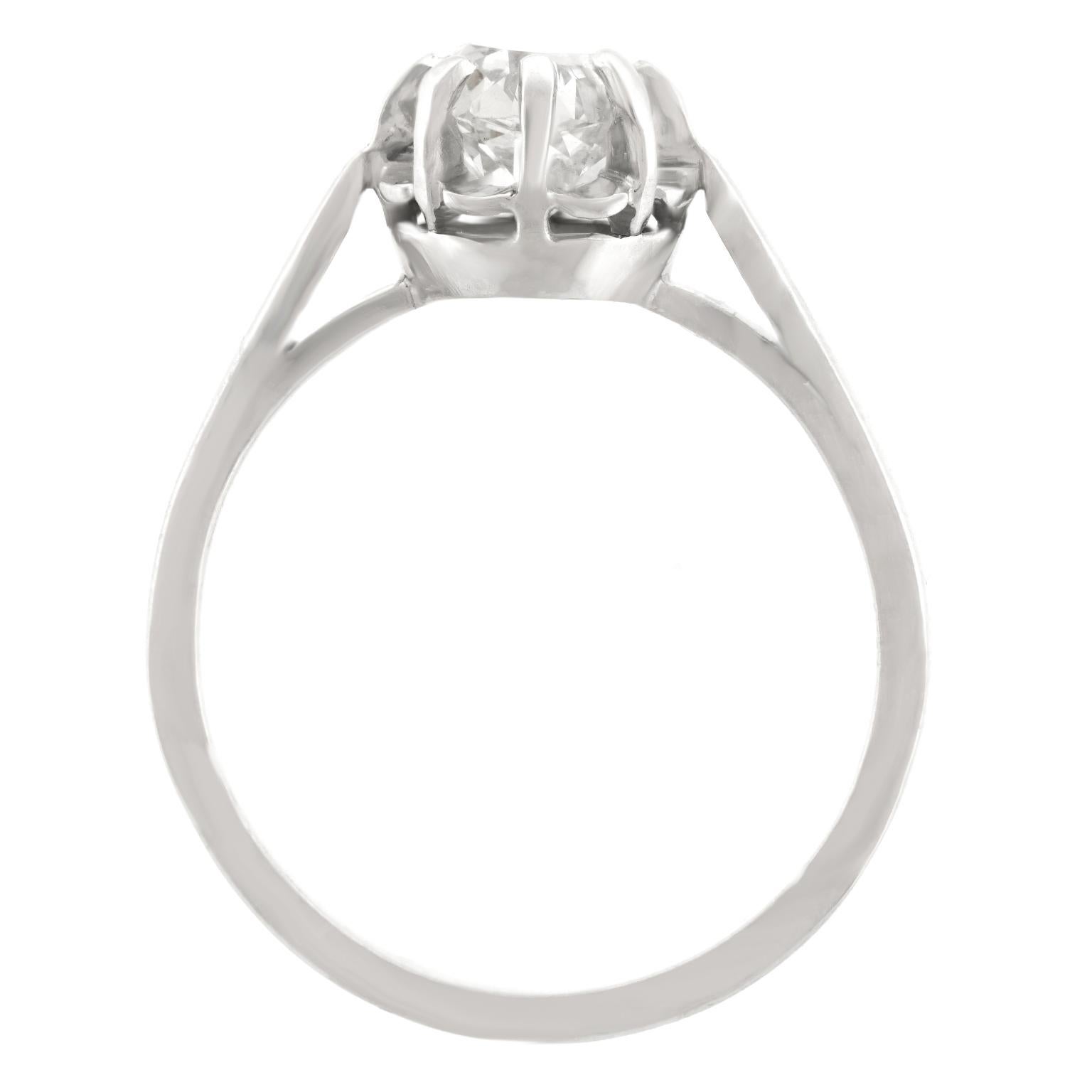 Art Deco Diamond Engagement Ring 6