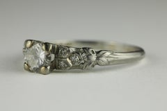 Art Deco Diamond Engagement Ring