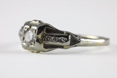 Art Deco Diamond Engagement Ring