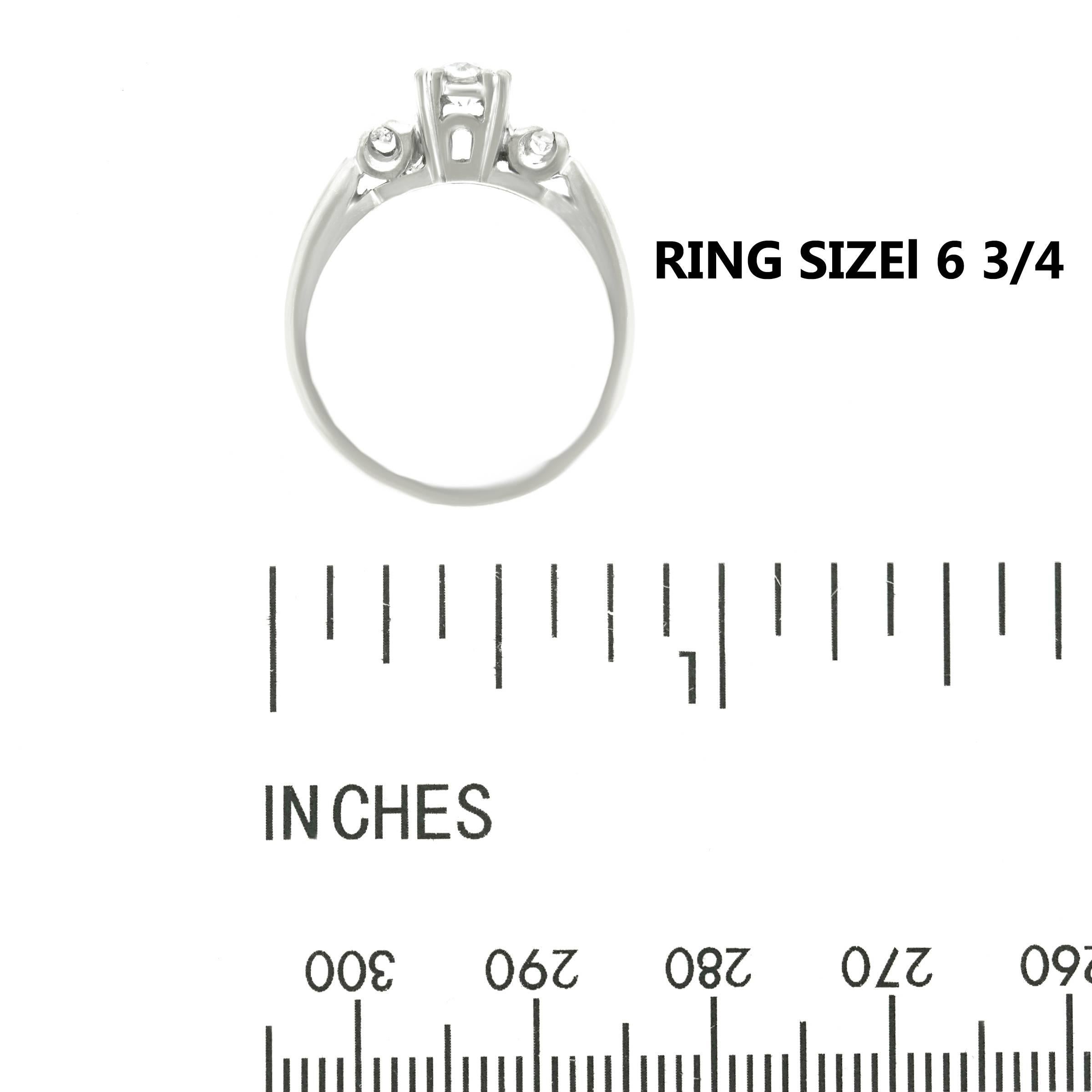 Art Deco Diamond Engagement Ring 2