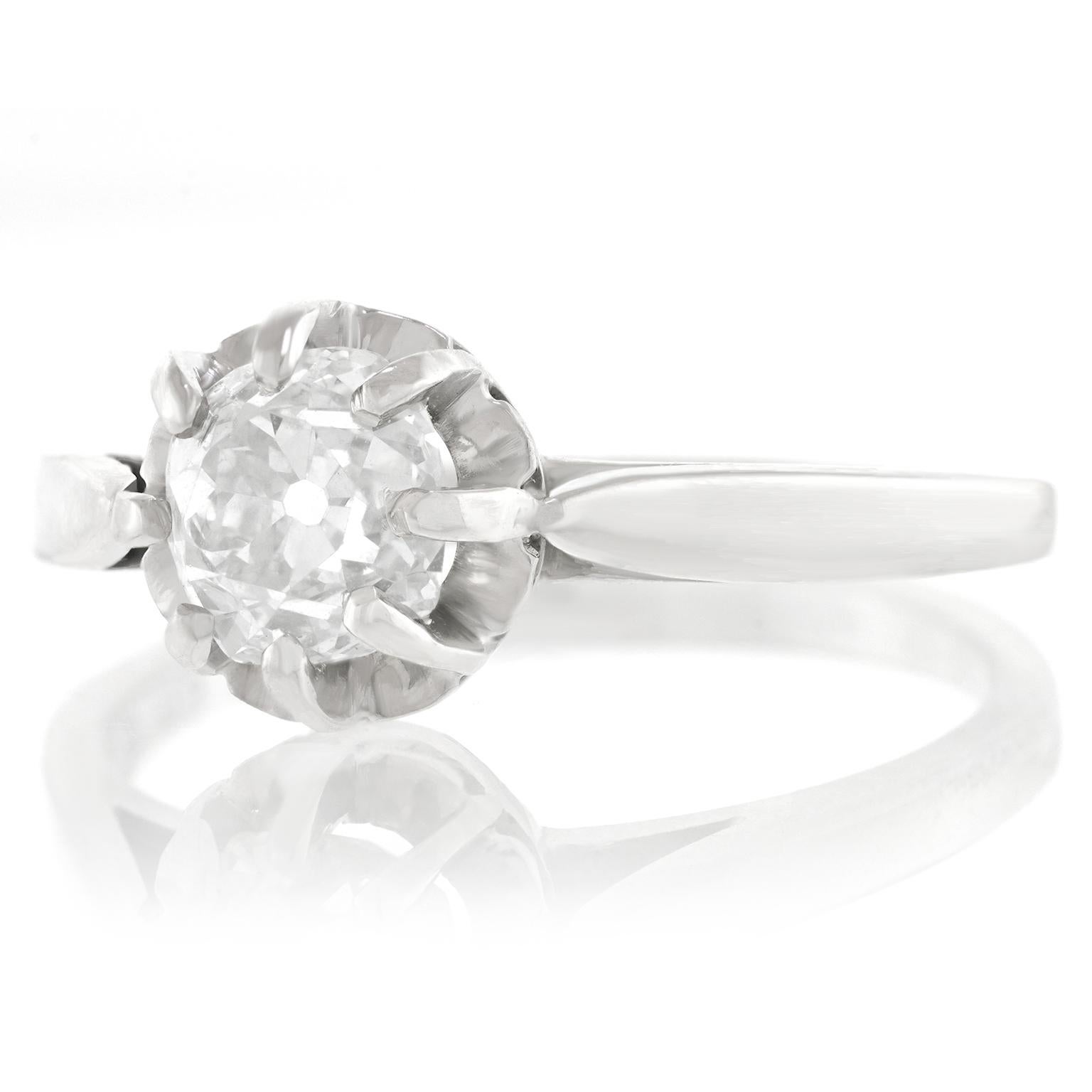 Art Deco Diamond Engagement Ring 2