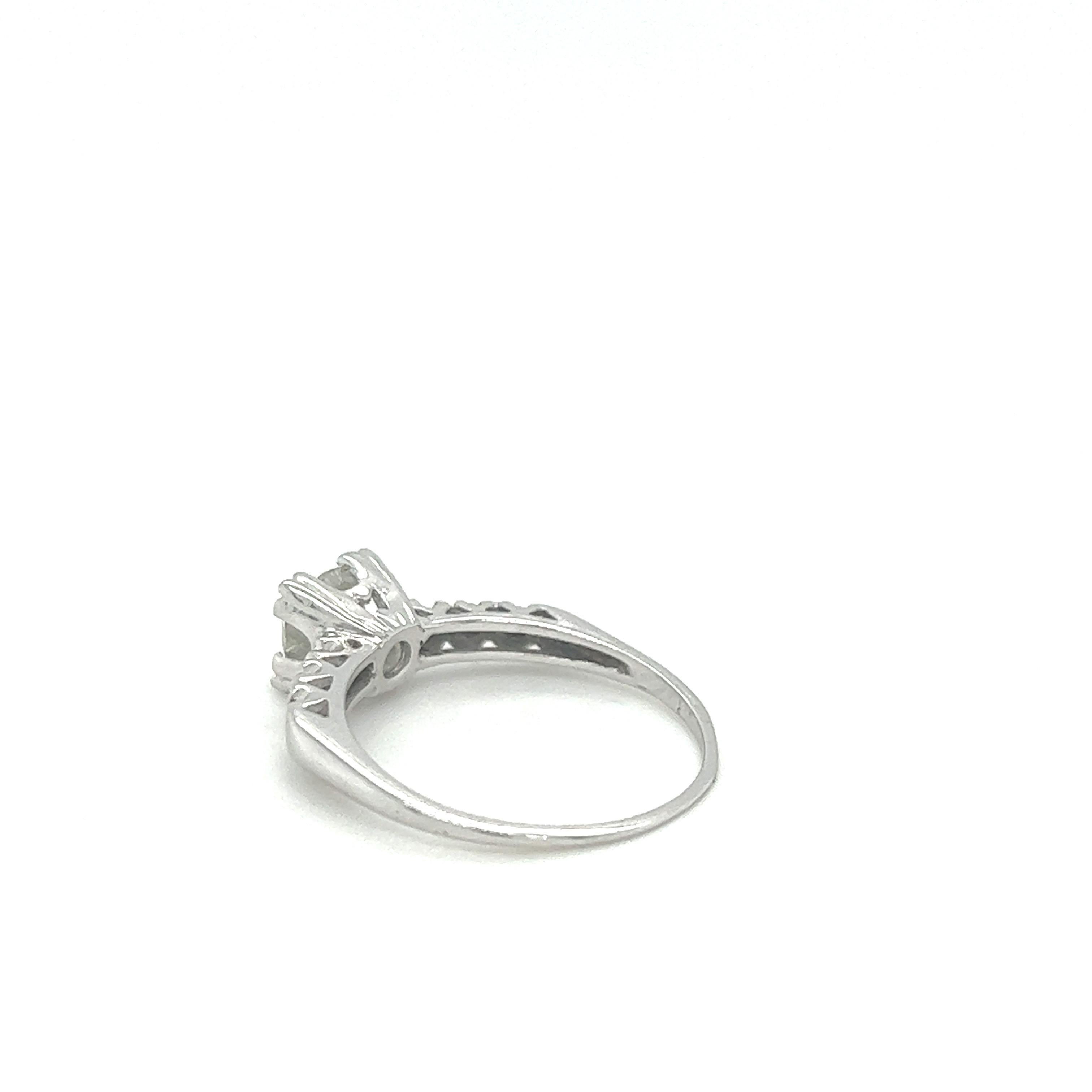 Art Deco Diamond Engagement Ring 3