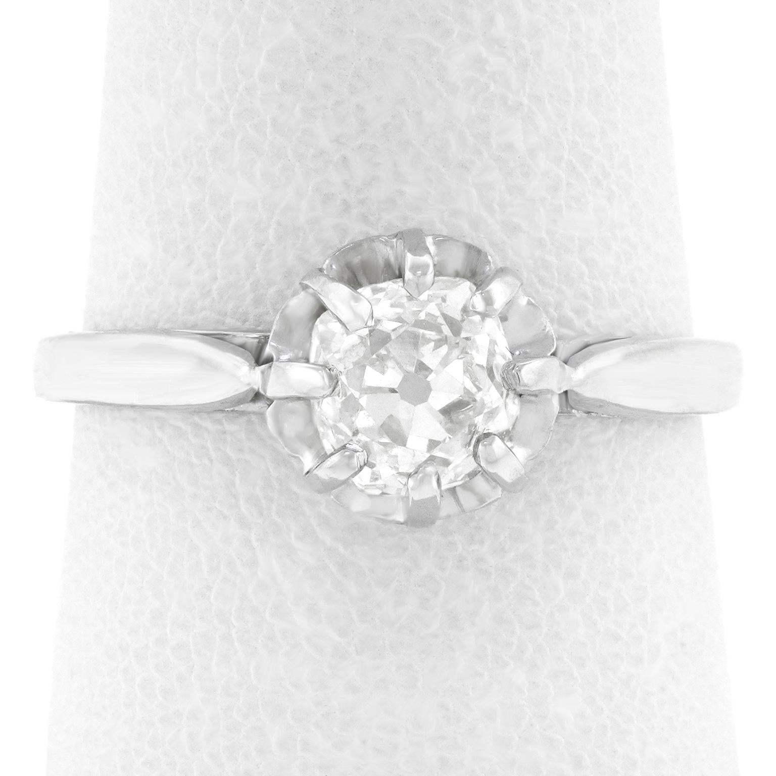 Art Deco Diamond Engagement Ring 4