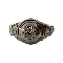 Art Deco Diamond Engagement Ring