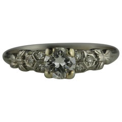 Art Deco Diamond Engagement Ring