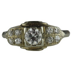 Art Deco Diamond Engagement Ring