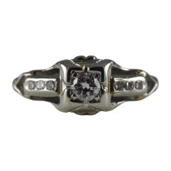 Art Deco Diamond Engagement Ring