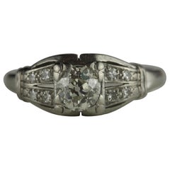 Art Deco Diamond Engagement Ring, Granat Bros
