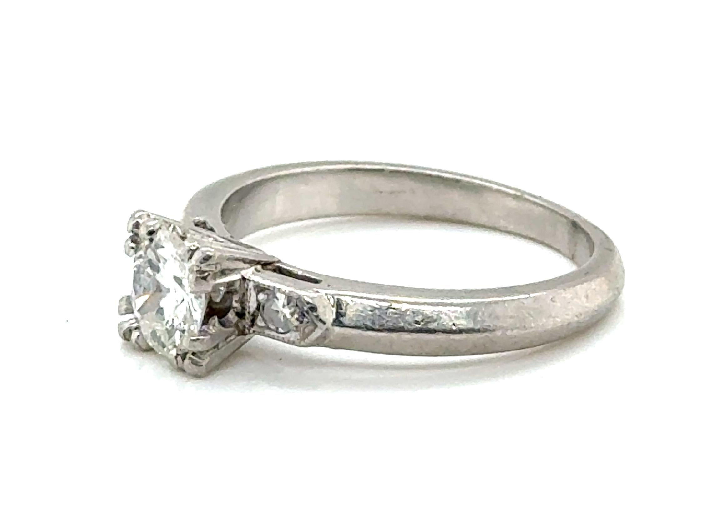 Genuine Original Antique from 1930's Diamond Solitaire Engagement Ring .56ct Cut


Featuring a Genuine Natural Mined .50ctOld European Cut Diamond Center

Hand Engraved Details

90% Platinum and 10% Iridium. They Don't Make Platinum Like this