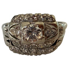 Bague de fiançailles Art déco