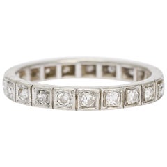 Antique Art Deco Diamond Eternity Ring