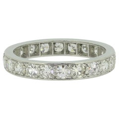 Art Deco Diamond Eternity Ring Size K (50)