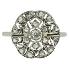 Filigraner Art-Déco-Diamant-Ring