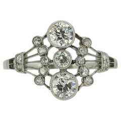Art Deco Diamond Filigree Ring Art Deco Diamond Filigree Ring