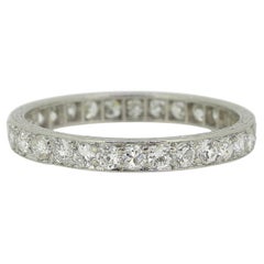 Vintage Art Deco Diamond Full Eternity Ring