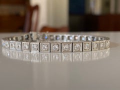 Art Deco Diamond Link Bracelet