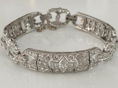 Art Deco Diamond Link Bracelet