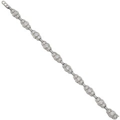 Art Deco Diamond Link Bracelet