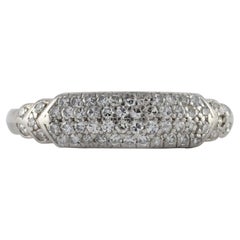 Anello Art Deco con pavé di diamanti